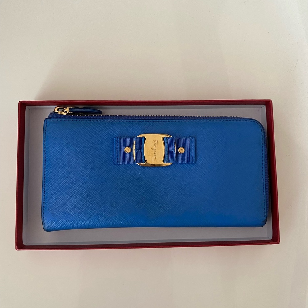 Salvatore Ferragamo Bleu Indien wallet